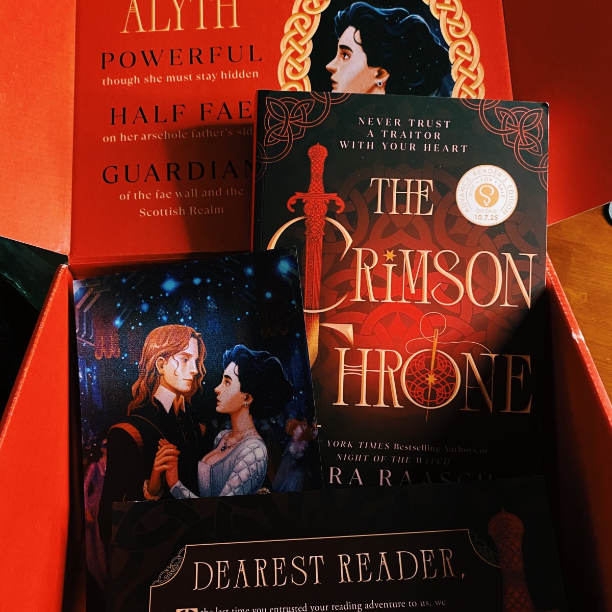 The Crimson Throne Book PR&nbsp;Box